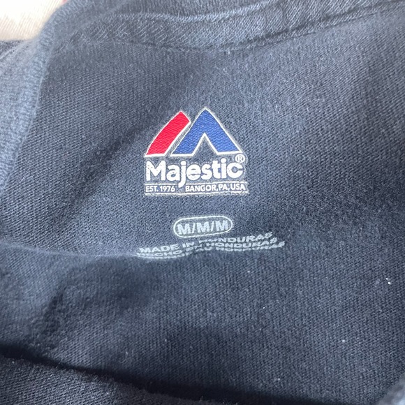 Lot of 7 MLB Baseball T Shirts Yankees Cubs Indians Majestic‎ Braves Twins Tees - Picture 8 of 16